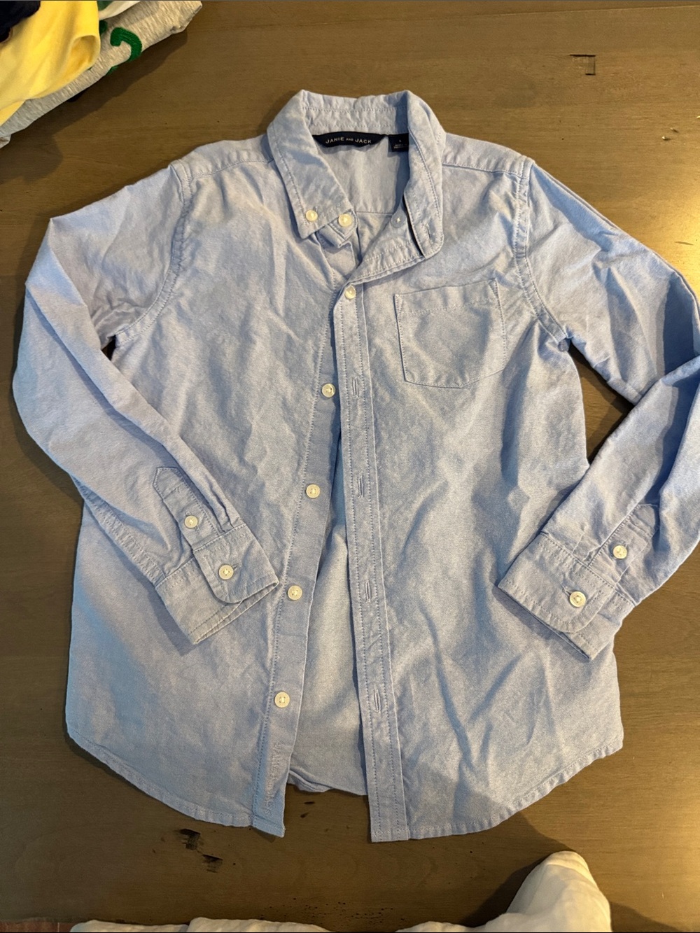 Janie and Jack Light Blue Boys' Button-Down Shirt